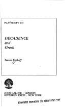 Tapa de Decadence ; and, Greek