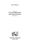 Tapa de Christian beginnings