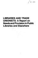 Tapa de Libraries and trade unionists