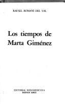 Tapa de Los tiempos de Marta Giménez