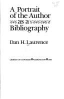 Tapa de A portrait of the author as a bibliography