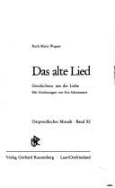 Tapa de Das Alte Lied