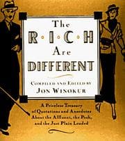 Tapa de The rich are different