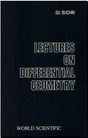 Tapa de Lectures on differential geometry
