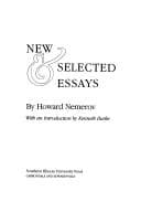Tapa de New & selected essays