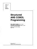Tapa de Structured ANS COBOL programming