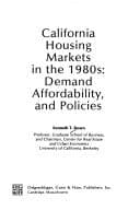 Tapa de California housing markets in the 1980s