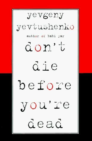 Tapa de Don't die before you're dead