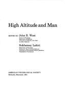 Tapa de High Altitude and Man (Clinical Physiology S.)