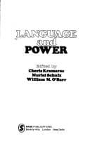 Tapa de Language and power