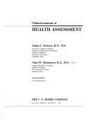 Tapa de Clinical manual of health assessment