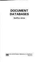Tapa de Document databases