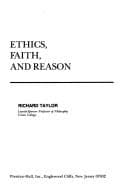 Tapa de Ethics, faith and reason