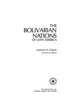 Tapa de The Bolivarian nations of Latin America