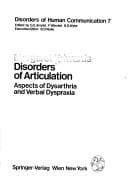 Tapa de Disorders of articulation