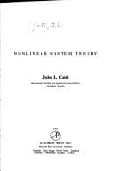 Tapa de Nonlinear system theory