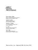Tapa de Array Signal Processing