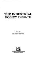 Tapa de The Industrial policy debate