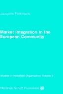 Tapa de Market integration in the European Community