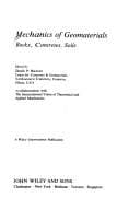 Tapa de Mechanics of geomaterials
