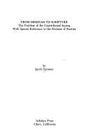 Tapa de From Mishnah to Scripture