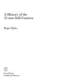 Tapa de A history of the 35mm still camera