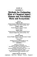 Tapa de Methods for estimating risk of chemical injury