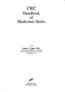 Tapa de CRC handbook of medicinal herbs