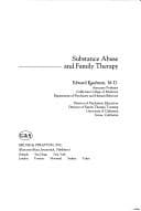 Tapa de Substance abuse and family therapy