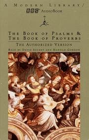 Tapa de The Book of Psalms and The  Book of Proverbs