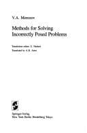 Tapa de Methods for solving incorrectly posed problems