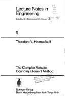 Tapa de The complex variable boundary element method