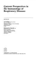Tapa de Current perspectives in the immunology of respiratory diseases