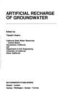 Tapa de Artificial recharge of groundwater