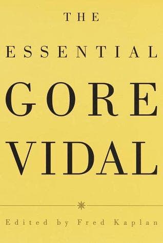 Tapa de The essential Gore Vidal