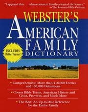 Tapa de Webster's American Family Dictionary