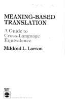 Tapa de Meaning-based translation