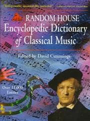 Tapa de Random House encyclopedic dictionary of classical music