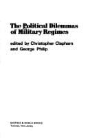Tapa de The Political dilemmas of military regimes