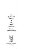 Tapa de The Psychosocial interior of the family