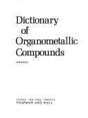 Tapa de Dictionary of organometallic compounds