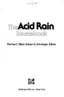 Tapa de The Acid rain sourcebook