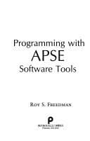 Tapa de Programming with APSE software tools