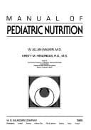 Tapa de Manual of Pediatric Nutrition
