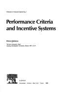 Tapa de Performance criteria and incentive systems