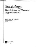Tapa de Sociology