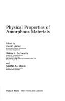Tapa de Physical properties of amorphous materials