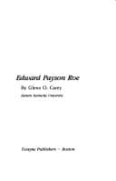 Tapa de Edward Payson Roe