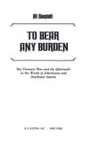 Tapa de To bear any burden
