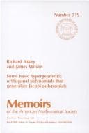 Tapa de Some basic hypergeometric orthogonal polynomials that generalize Jacobi polynomials